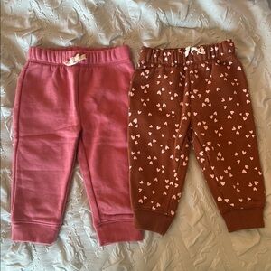Baby Jumping Beans Set of 2 Baby Sweatpants - 12 months